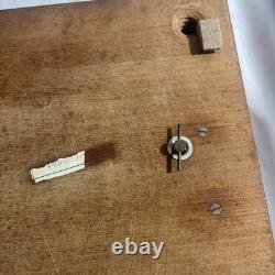Vintage Italian Inlaid Side Table With Jewelry Compartment Reuge Music Box Noleg