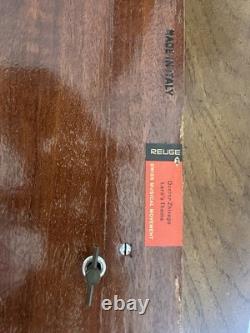 Vintage Italian Sorrento-style triangular music box