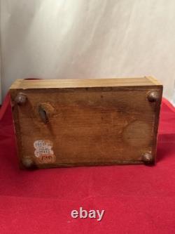 Vintage Judaica Music Box Reuge Swiss Wailing Wall Jerusalem Made In Israel