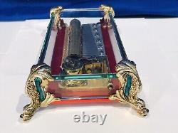 Vintage Key Wind swiss REUGE MUSIC cylinder music box, 3 Airs, Song