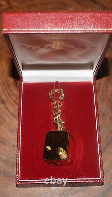 Vintage Keychain Reuge Musical Music Box Watch Swiss Made