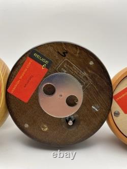 Vintage Lot Of 3 Rare Reuge Rotating Music Boxes Working Excellent Conditions