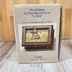 Vintage M. J. Hummel The Four Seasons Series In Tune Goebel Reuge Music Box