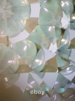 Vintage Marble Kaleidoscope Reuge Somewhere Over The Rainbow Music Box Swiss