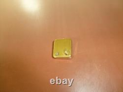 Vintage Miniature music box pendant Snowflake Design With Rhinestone Accents