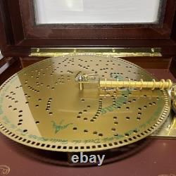 Vintage Mr. Christmas Animated Holiday Symphonium Music Box 16 Discs WORKING