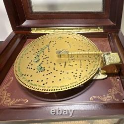 Vintage Mr. Christmas Animated Holiday Symphonium Music Box 16 Discs WORKING