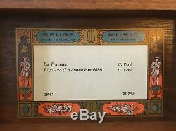 Vintage Music Box, CH 2/50, Reuge, Sainte Croix, Switzerland, La Traviata Rigoletto