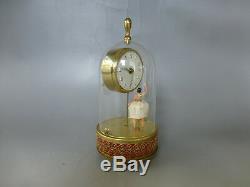 Vintage Musical Ballerina Automaton Alarm Clock Reuge Music Box (See The Video)