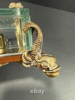 Vintage Original Swiss Reuge Crystal Clear Glass Music Box No 1885 (WORKING!)