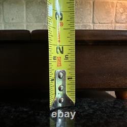 Vintage RARE Reuge Wood Music Box 4 Door Sections Nautical Edelweiss Swiss MCM