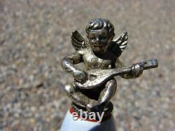 Vintage REUGE Capodimonte ITALY Music Carousel Cigarette Lipstick Holder WORKS