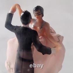 Vintage REUGE Dancing Couple Swiss Music Box Ballerina Invitation to the Dance
