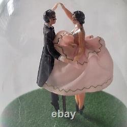 Vintage REUGE Dancing Couple Swiss Music Box Ballerina Invitation to the Dance