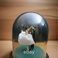 Vintage REUGE Dancing Wedding Ballerina Couple Switzerland Automation Music Box