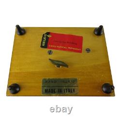 Vintage REUGE Hail To The Redskins Music Box Washington Football Fight Song
