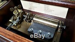 Vintage REUGE Interchangeable 5 Cylinder Music Box (Video Inc.)
