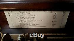 Vintage REUGE Interchangeable 5 Cylinder Music Box (Video Inc.)