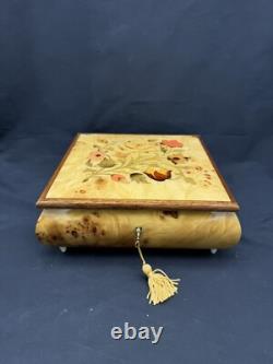 Vintage REUGE MUSIC JEWELRY BOX INLAID WOOD, Welcome to my World