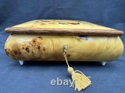 Vintage REUGE MUSIC JEWELRY BOX INLAID WOOD, Welcome to my World