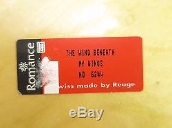 Vintage REUGE Music Box #6244 The Wind Beneath My Wings 1980s Made in Italy