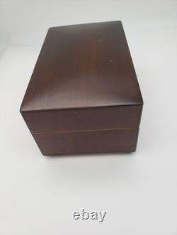 Vintage REUGE Music Box Art DECO Dancing Couples Cigarette Humidor Jewelry c1950