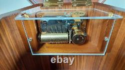 Vintage REUGE Musical Cigar Box with Clock (Video Inc.)