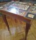 Vintage REUGE ROMANCE MUSIC BOX TABLE With Inlaid lacquered wood design