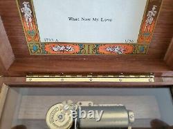 Vintage REUGE SAINTE-CROIX MUSIC BOX 1733 A What Now My Love Switzerland 1/36