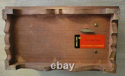 Vintage REUGE SAINTE CROIX SWISS MUSIC BOX INLAYED WOOD 3361