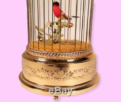 Vintage REUGE Singing Bird Cage Music Box (Video Inc.)