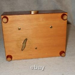 Vintage REUGE Swiss Music Box 2 Airs Song 36 Notes Cylinder Burl Wood 2/36