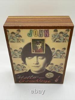 Vintage REUGE Swiss Musical / Jewelry Box The Beatles Starting Over John Lennon