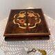 Vintage REUGE Swiss Musical Movement Jewelry Box Plays Edelweiss Key Included