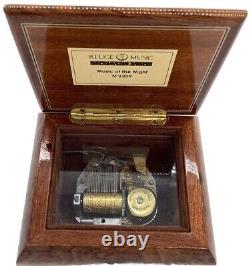 Vintage Rare Italian Reuge Music Box Featuring Music Of The Night, Numbered 6309