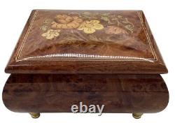 Vintage Rare Italian Reuge Music Box Featuring Music Of The Night, Numbered 6309