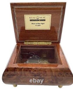 Vintage Rare Italian Reuge Music Box Featuring Music Of The Night, Numbered 6309