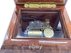 Vintage Rare Italian Reuge Music Box Featuring Music Of The Night, Numbered 6309