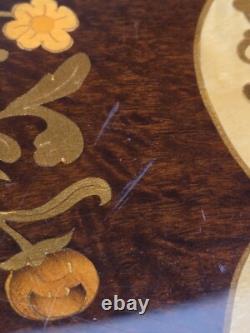 Vintage Rare Swiss Reuge Marquetry Music Box, Italian Inlaid, Claw Feet, 13 V. G. C