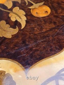 Vintage Rare Swiss Reuge Marquetry Music Box, Italian Inlaid, Claw Feet, 13 V. G. C