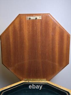 Vintage Rare Swiss Reuge Marquetry Music Box, Italian Inlaid, Claw Feet, 13 V. G. C