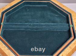 Vintage Rare Swiss Reuge Marquetry Music Box, Italian Inlaid, Claw Feet, 13 V. G. C