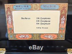 Vintage Reuge 144 Note Music Box Beethoven Symphonies (watch Video)