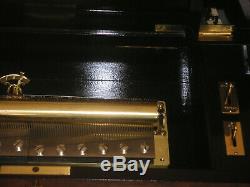 Vintage Reuge 144 Note cylinder music box Sublime Swiss Walzenspieluhr Spieluhr