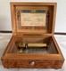 Vintage Reuge 3.36 Sainte-Croix Swiss Made Music Box Pioppo Burl Wood 3 songs