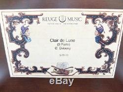 Vintage Reuge 3/72 Music Box Claire De Lune (video)