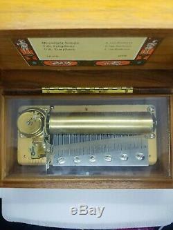 Vintage Reuge 3/72 Swiss Music Box Antique
