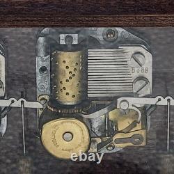 Vintage Reuge 3 Comb 18 Note Swiss Music Movement Box Bolero- Ravel 3 Melody