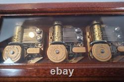 Vintage Reuge 3 Comb Music Box 3 Song Romance Jobin Music of Switzerland
