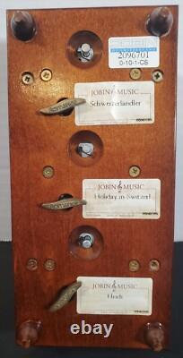 Vintage Reuge 3 Comb Music Box 3 Song Romance Jobin Music of Switzerland